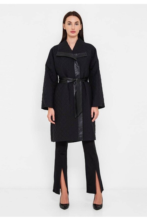 Modatalika Kadın Uzun Cepli Trençkot