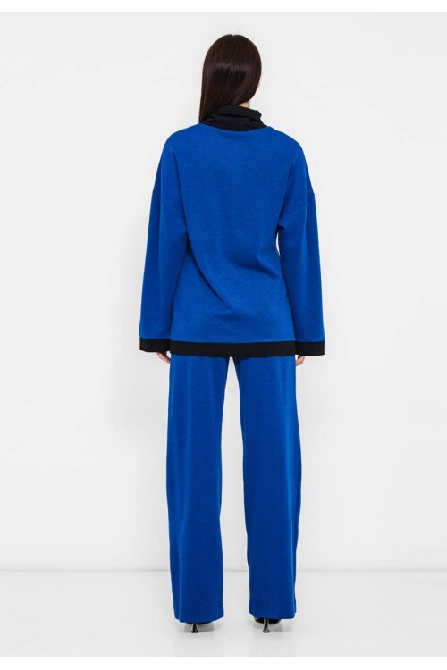 Modatalika Kadın Uzun Kollu Geniş Paça İkili Alt Üst Takım