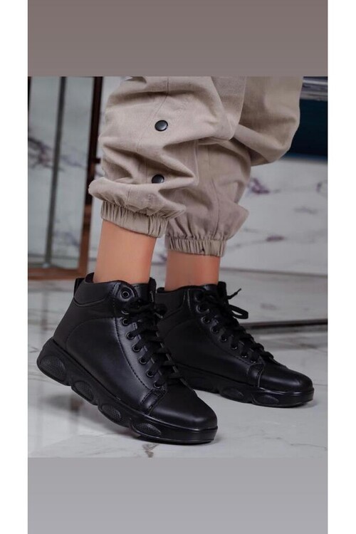 Modatalika Yarım Boğazlı Termo Taban Spor Ve Günlük Bot Ayakkabı
