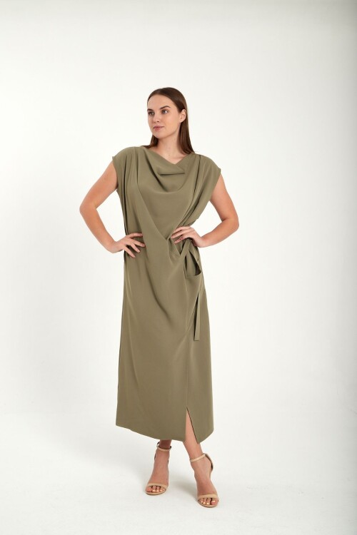 Modatalika Kadın Özel Tasarım Maxi Boy Elbise