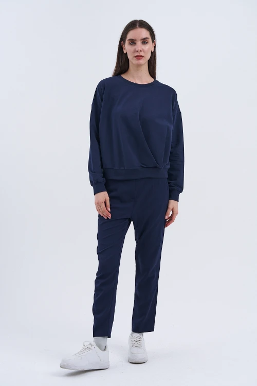 Trend Kadın Doğallığın ve rahatlığın mükemmel uyumu! Sade sweatshirt,ümüz