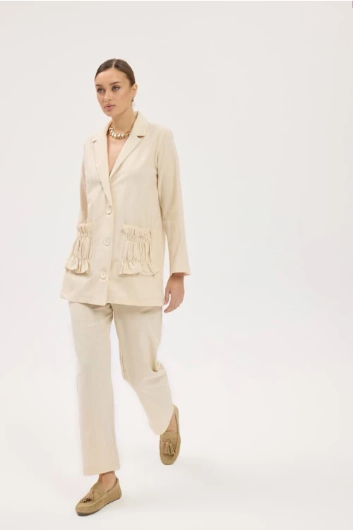 Zamansız şıklık, maksimum konfor: İkili keten takım ile stilinizi baştan yaratın!