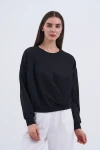 Trend Kadın Doğallığın ve rahatlığın mükemmel uyumu! Sade sweatshirt,ümüz