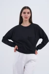 Trend Kadın Doğallığın ve rahatlığın mükemmel uyumu! Sade sweatshirt,ümüz