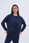 Trend Kadın Doğallığın ve rahatlığın mükemmel uyumu! Sade sweatshirt,ümüz