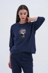 Trend Kadın Eğlenceli Ve Şık Sweatshirt